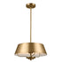 Kichler Luella 3 Light Pendan Semi Flush Model: 52542BK