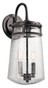 Kichler Lyndon 2 Light Outdoor Wall Model: 49496BA