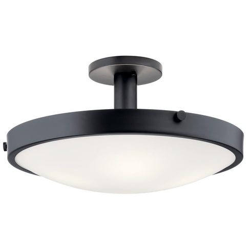 Kichler Lytham™ 4 Light Semi Flush Olde Bronze® Model: 42246BK