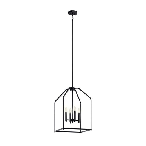 Kichler Madden Pendant 4 Light in Black Finish Model: 52722BK