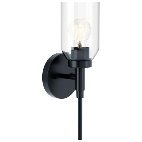 Kichler Madden Wall Sconce 1 Light in Black Finish Model: 55183BK