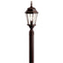 Kichler Madison 1 Light Outdoor Post Mt Model: 9956BK