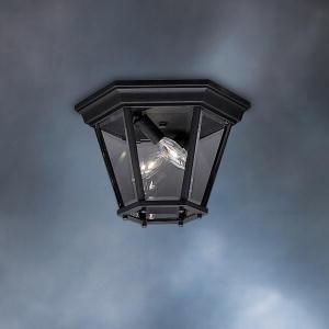 Kichler Madison 2 Light Outdoor Ceiling Model: 9850BK