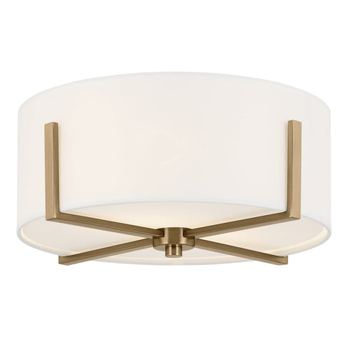 Kichler Malen 15.5 Inch 2 Light Flush Mount With Model: 52593CLP