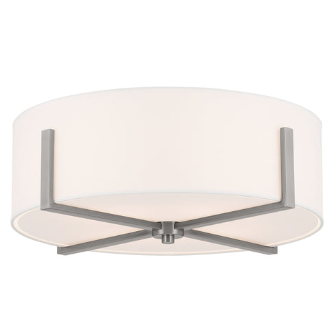 Kichler Malen Flush Mount 4 Light in Black Finish Model: 52594BK