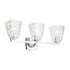 Kichler Marant 23.75 Inch 3 Light Vanity Light with Opal Glass in Black Model: 55216BK