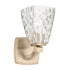 Kichler Marant 9.5 Inch 1 Light Wall Sconce with Opal Glass in Black Model: 55214BK