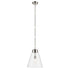 Kichler Marsailli 19.75 Inch 1 Light Large Pendant with Opal Glass in Black Model: 52662BK