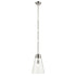 Kichler Marsailli 19 Inch 1 Light Medium Pendant with Opal Glass in Black Model: 52661BK