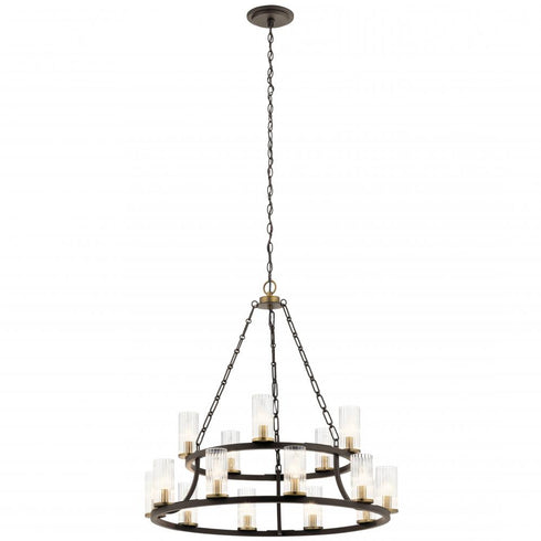 Kichler Mathias 15 Light Chandelier Model: 52109OZ