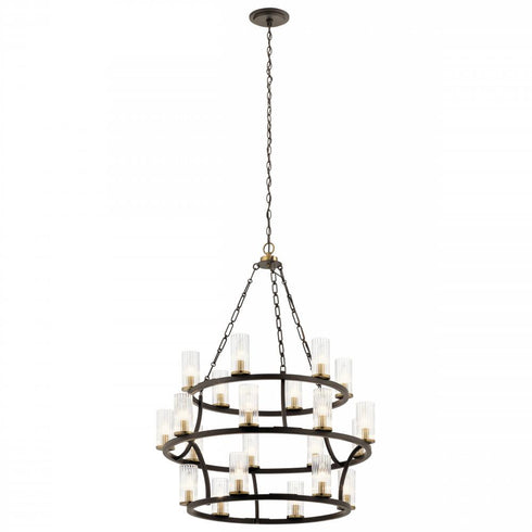 Kichler Mathias 21 Light Chandelier Model: 52110OZ