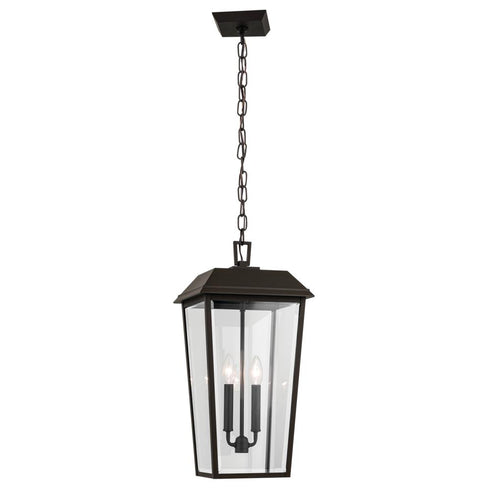 Kichler Mathus Outdoor Pendant 2 Light in Black Textured Finish Model: 59122BKT