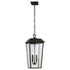 Kichler Mathus Outdoor Pendant 2 Light in Black Textured Finish Model: 59122BKT
