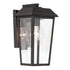 Kichler Mathus Outdoor Wall 1 Light in Black Textured Finish Model: 59118BKT