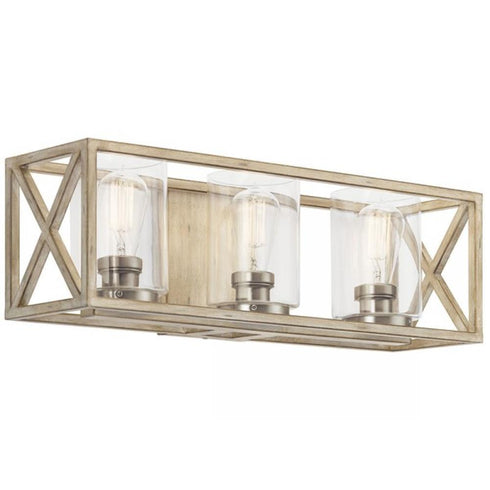 Kichler Moorgate 3 Light Bath Model: 55065BK