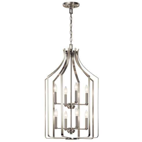 Kichler Morrigan 8 Light Foyer Chandelier Model: 42498NBR