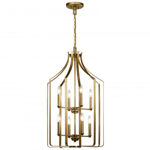Kichler Morrigan 8 Light Foyer Chandelier Model: 42498NBR