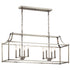Kichler Morrigan 8 Light Linear Chandelier Model: 42497NI