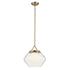 Kichler Nella Pendant Large 1 Light in Black Finish Model: 52783BK