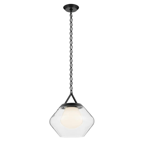 Kichler Nella Pendant Large 1 Light in Black Finish Model: 52783BK