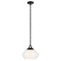 Kichler Nella Pendant Medium 1 Light in Black Finish Model: 52782BK