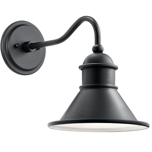 Kichler Northland Outdoor Wall 1 Light in Black Finish Model: 49775BK
