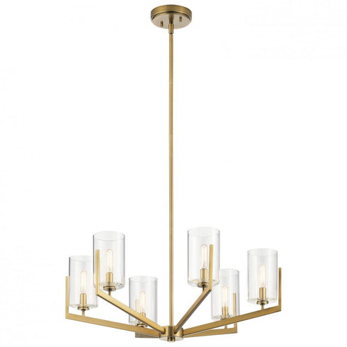 Kichler Nye 6 Light Chandelier Model: 52314BNB