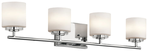 Kichler O Hara Bath 4 Light Halogen in Chrome Finish Model: 45503CH