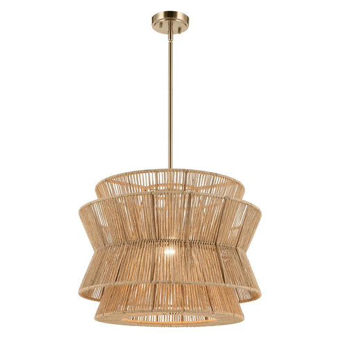 Kichler Ophira Pendant 1 Light in Bronze Finish Model: 52734CPZ