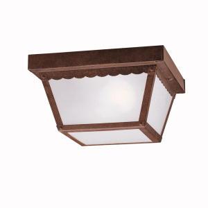 Kichler Outdoor Miscellaneous 2 Light Outdoor Ceiling Model: 345BK