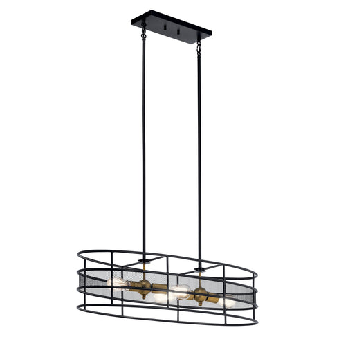 Kichler Oval Chandelier Model: 43595BK