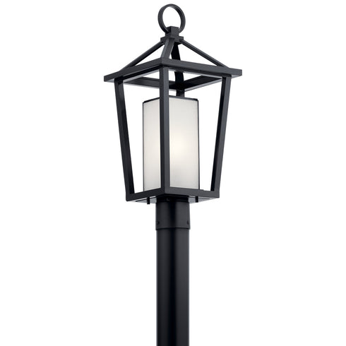 Kichler Pai 1 Light Outdoor Post Mt Model: 49880BK