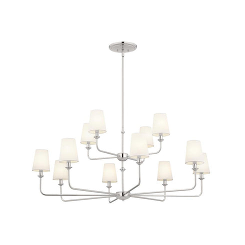 Kichler Pallas 12 Light Chandelier Model: 52518PN