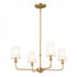 Kichler Pallas 4 Light Mini Chandelier Model: 52520BK
