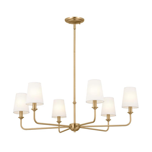 Kichler Pallas 6 Light Chandelier Model: 52516BK