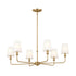 Kichler Pallas 6 Light Chandelier Model: 52516BK