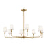 Kichler Pallas 8 Light Chandelier Model: 52517BNB