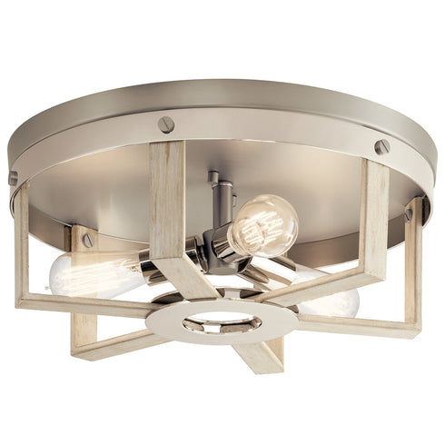 Kichler Peyton 3 Light Flush Mount Model: 44293WWW