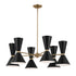Kichler Phix Chandelier 12 Light in Champagne Bronze Finish Model: 52566CPZBK
