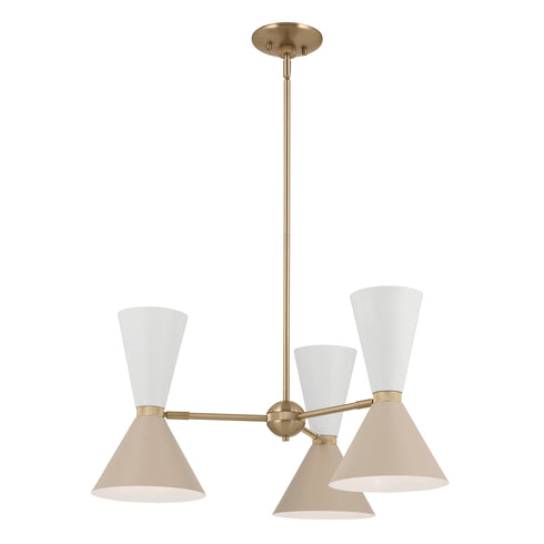 Kichler Phix Chandelier 6 Light in Champagne Bronze Finish Model: 52565CPZBK