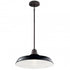 Kichler Pier 1 Light Outdoor Pendan Semi Flush Model: 49993BK