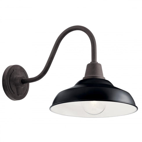 Kichler Pier 1 Light Outdoor Wall Model: 49990BK