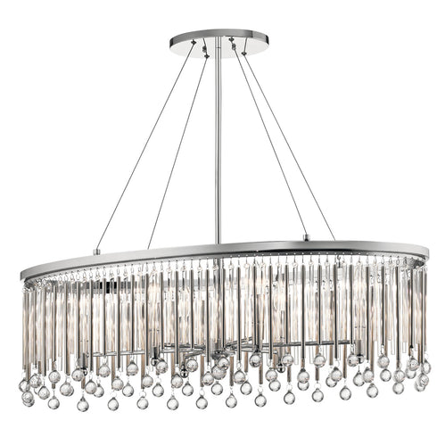 Kichler Piper 6 Light Oval Chandelie Pendant Model: 43725CH