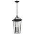 Kichler Regence Outdoor Pendant 2 Light in Black Textured Finish Model: 59130BKT