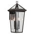 Kichler Regence Outdoor Wall 2 Light in Black Textured Finish Model: 59126BKT