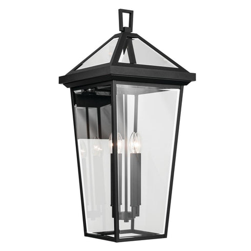 Kichler Regence Outdoor Wall 4 Light in Black Textured Finish Model: 59128BKT