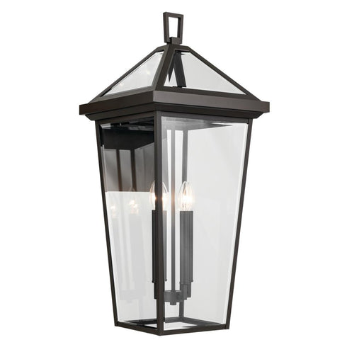 Kichler Regence Outdoor Wall 4 Light in Black Textured Finish Model: 59128BKT