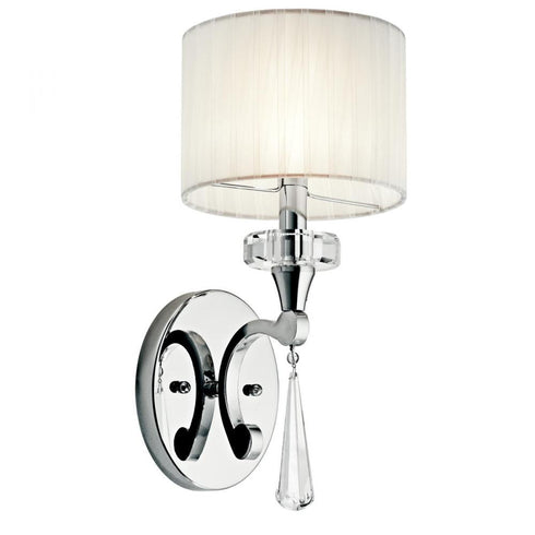 Kichler Ridgewood 1 Light Wall Sconce Model: 42634CH