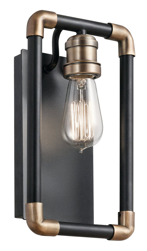 Kichler Ridgewood 1 Light Wall Sconce Model: 43889BK