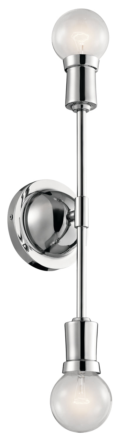 Kichler Ridgewood 2 Light Wall Sconce Model: 43195BK